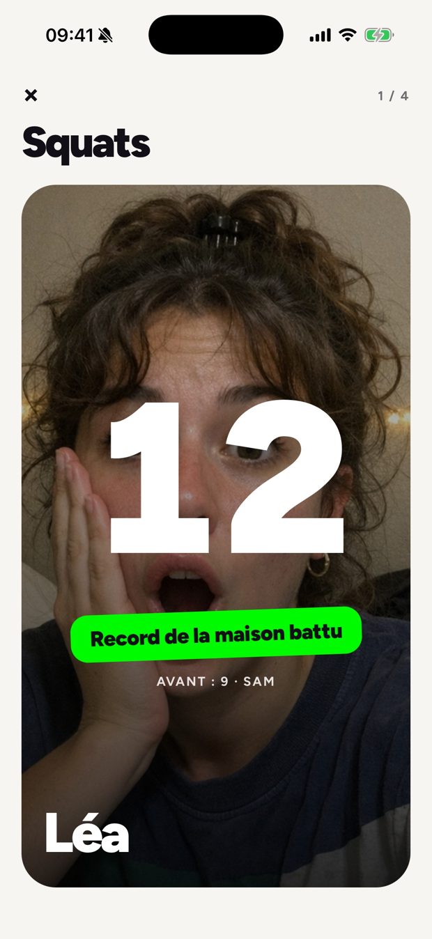 Record de la maison battu par Léa