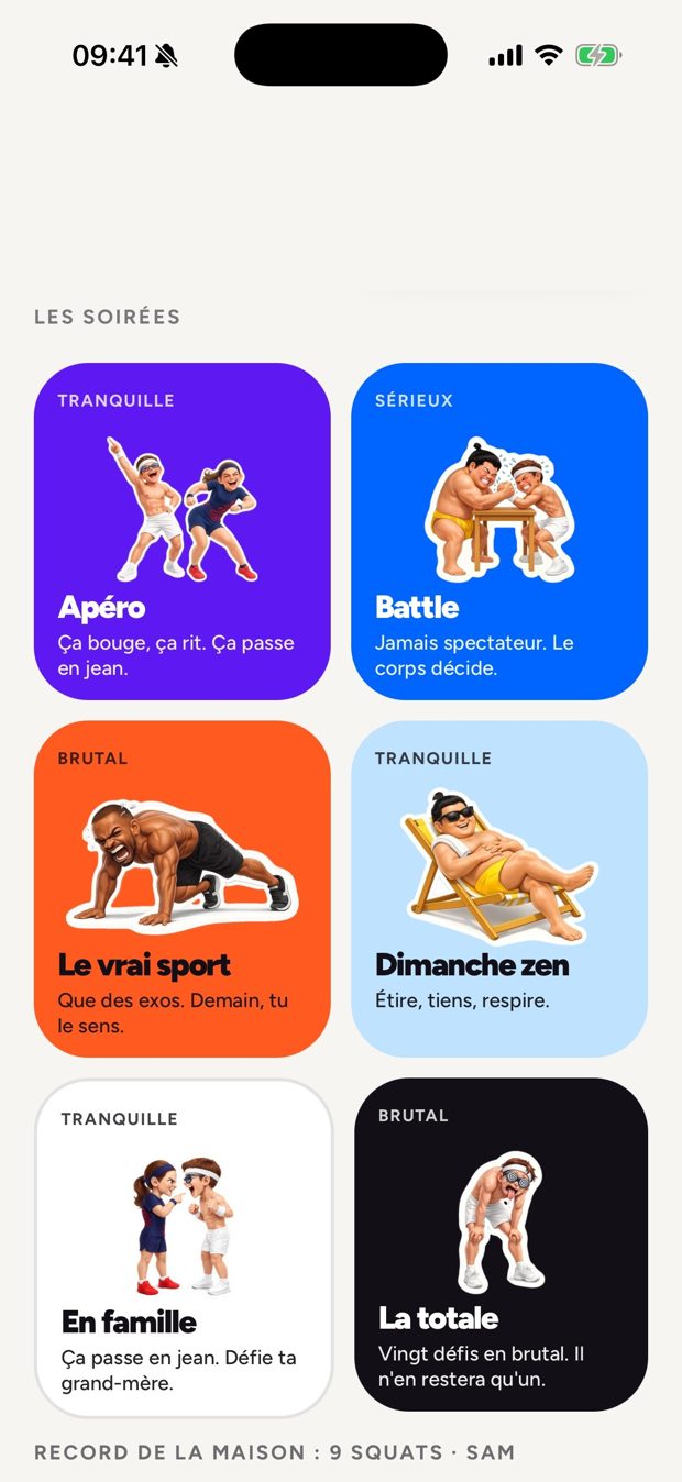Les soirées de Sweaty